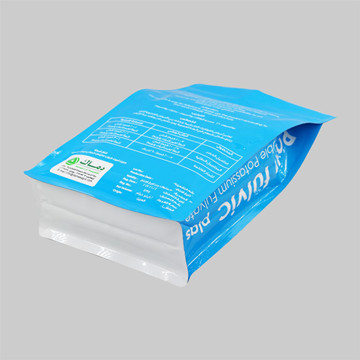 Free Sample Stand Up Packaging Flat Bottom Bag